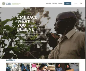 Cbmin.org(Embracing a broken world through word and deed) Screenshot