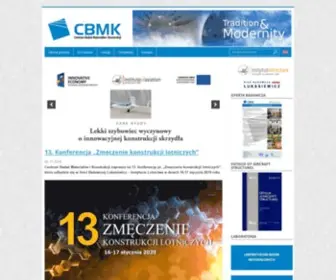 CBMK.pl(Centrum Badań Materiałów i Konstrukcji) Screenshot