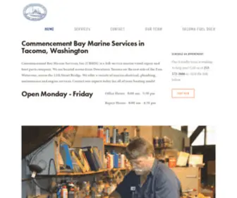 CBmsi.com(Commencement Bay Marine Services) Screenshot