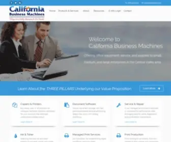 CBmsolution.com(California Business Machines) Screenshot