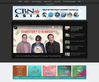 Cbnasia.org(CBN Asia Family of Ministries) Screenshot