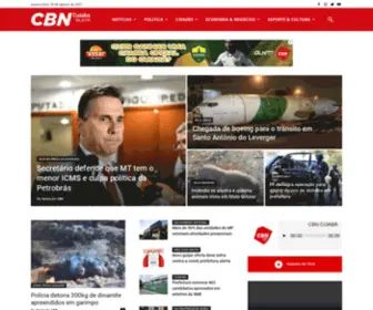 CBncuiaba.com.br(CBN Cuiabá 95) Screenshot