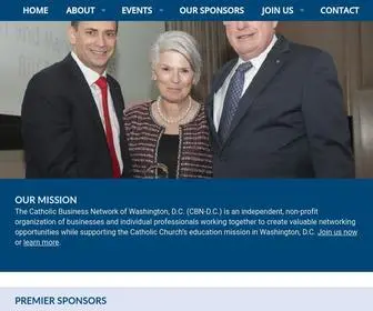 CBNDC.org(Catholic Business Network of Washington) Screenshot