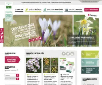 CBNFC-Ori.org(Le Conservatoire botanique national de Franche) Screenshot