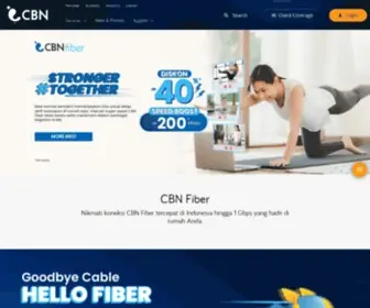 CBN.net.id(CBN Internet) Screenshot