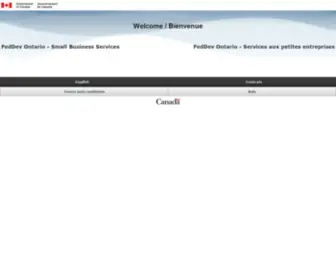Cbo-Eco.ca(FedDev Ontario) Screenshot