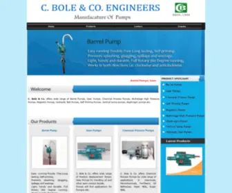 Cbolepumps.com(Barrel Pump) Screenshot
