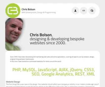 Cbolson.com(Chris Bolson) Screenshot