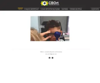 Cbort.com.br(Conselho Brasileiro de Ortóptica) Screenshot