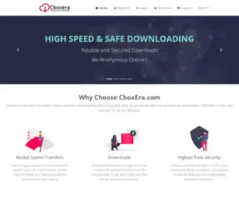 Cboxera.com(Free Premium Link Generator Online) Screenshot