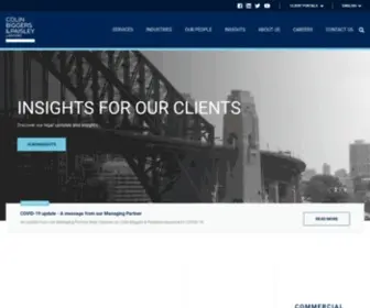 CBP.com.au(Colin Biggers & Paisley) Screenshot