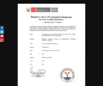 Cbperu.org.pe(Colegio de Biólogos del Perú) Screenshot
