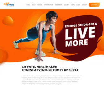 CBphealth.club(C B Patel Health Club) Screenshot
