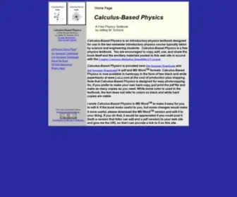 CBPHysics.org(Calculus-Based Physics) Screenshot