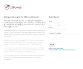 Cbpowell.com(Cbpowell) Screenshot