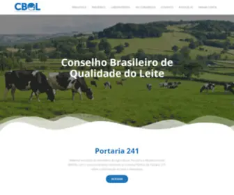CBQL.com.br(Conselho Brasileiro de Qualidade do Leite) Screenshot