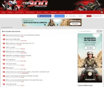 CBR300Forum.com(Honda CBR 300 Forum) Screenshot