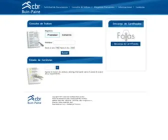CBrbuin.cl(Conservador de Bienes Raices de Buin) Screenshot