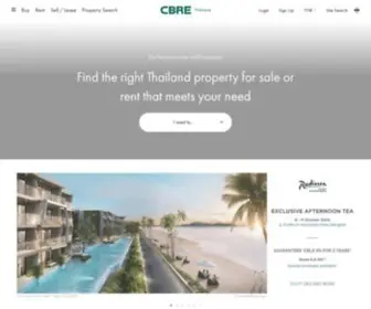 Cbre.co.th(CBRE Thailand International Real Estate Consulting Firm) Screenshot