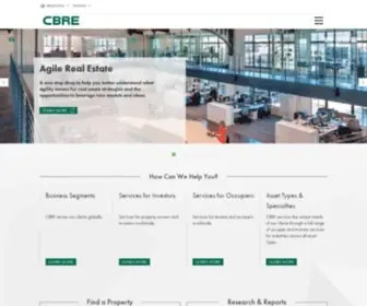 Cbre.com.ar(Argentina) Screenshot