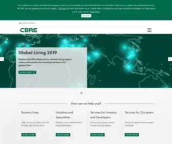 Cbre.eu(Europe, Middle East & Africa) Screenshot