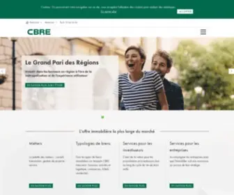 Cbre.fr(CBRE France) Screenshot
