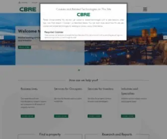 Cbre.no(Norway) Screenshot