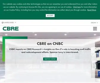 Cbre.us(Global Commercial Real Estate Services) Screenshot