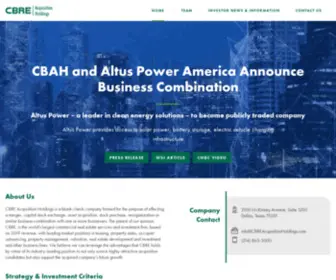 Cbreacquisitionholdings.com(Cbreacquisitionholdings) Screenshot