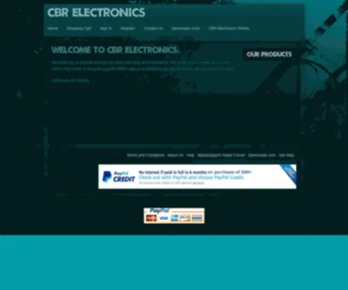 Cbrelectronics.net(Cbr electronics) Screenshot