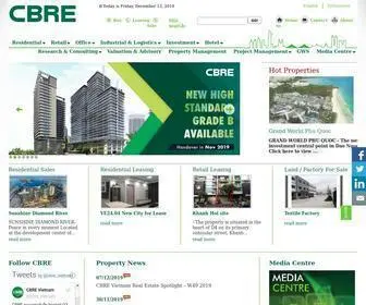 Cbrevietnam.com(Global Commercial Real Estate Services) Screenshot