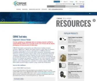 CBrnetechindex.com(CBRNE Tech Index) Screenshot