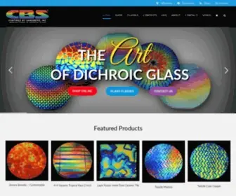 CBS-Dichroic.com(Dichroic Glass Coatings) Screenshot