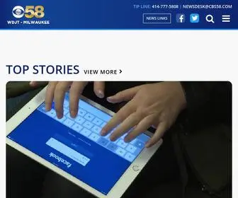 CBS58.com(CBS58 Home) Screenshot