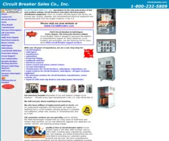 Cbsales.com(Circuit Breaker Sales) Screenshot