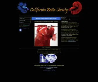 CBsbettas.org(California Betta Society) Screenshot