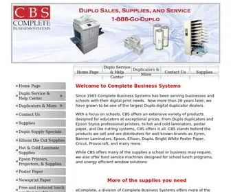 CBscopy.com(Digital Duplicator Sales) Screenshot