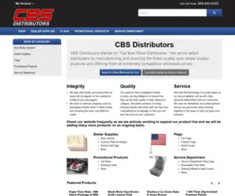 CBsdistributors.com(CBS Distributors) Screenshot