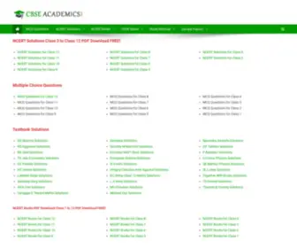 Cbseacademics.com(MCQ Questions) Screenshot