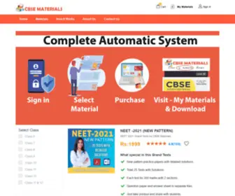 Cbsematerials.com(Best material provider for Foundation) Screenshot