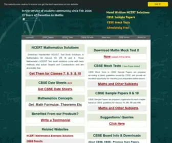 Cbsemathspapers.com(CBSE Sample Papers) Screenshot