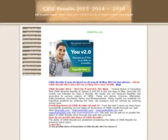 Cbseresults2010.com(Cbse school wise results) Screenshot