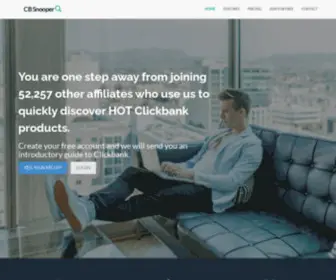 CBsnooper.com(Clickbank Statistics) Screenshot