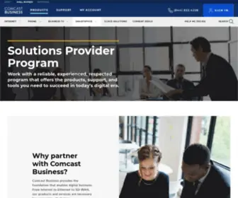 Cbsolutionsproviders.com(Comcast Business Solutions Provider Program) Screenshot