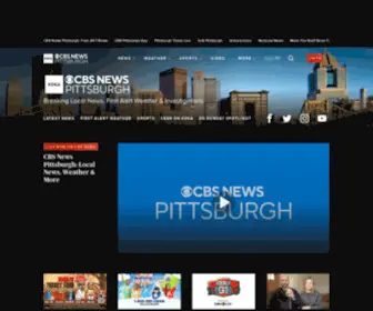 CBspittsburgh.com(News, Sports, Weather, Traffic and the Best of Pittsburgh) Screenshot