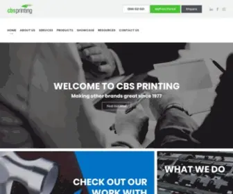 CBSprinting.com.au(CBS Printing) Screenshot