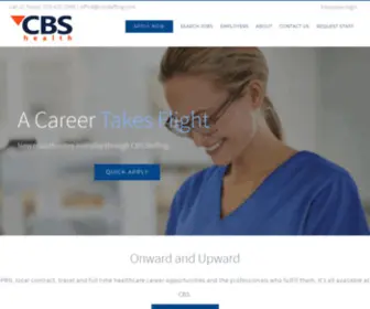 CBSstaffing.com(CBS Staffing) Screenshot