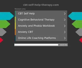 CBT-Self-Help-Therapy.com(CBT Self Help Therapy) Screenshot