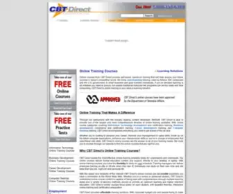 CBtdirect.com(CBT Direct's Online Training Certification Courses) Screenshot