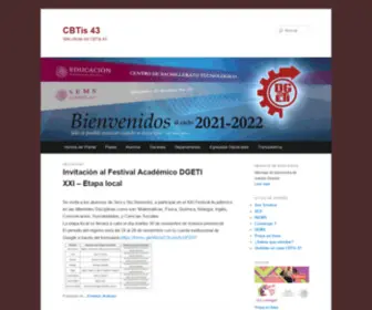 Cbtis43.edu.mx(CBTis 43) Screenshot